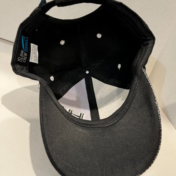 Kauai Hawaii Black Color Dad Hat Island Crew Preowned Adjustable Clean - Picture 6 of 8